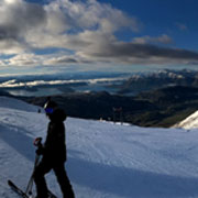 Image of me skiing